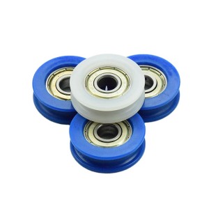 plastic nylon pulley wheels  door  bearings