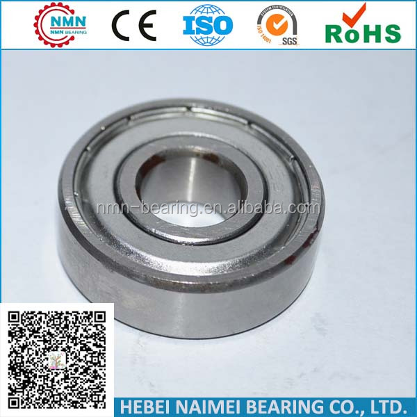 Factory Supply Sealed Cylindrical Roller Bearings - chrome steel Gcr15 deep groove ball bearings 6000ZZ carbon steel 6200 – 2RS stainless – Naimei