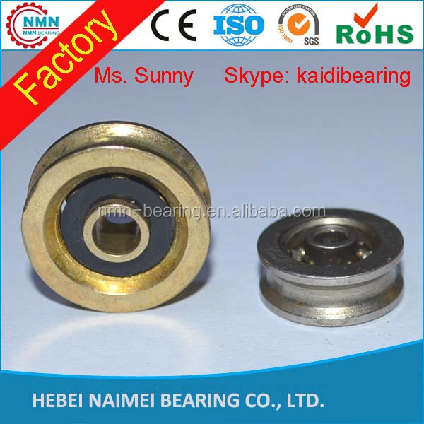 U type groove track roller Guide pulley bearing