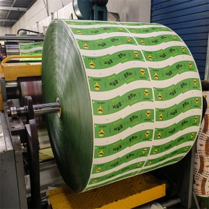Ventilador de taza de papel revestido de PE de materia prima de taza de papel de impresión flexográfica