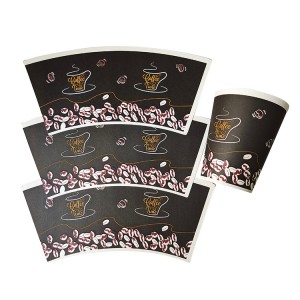 Dealer Grosir Food Grade Logo Kustom Dicetak Single/Double/Ripple Wall Paper Cup Bahan Baku Kipas Cup Kertas