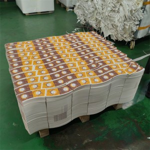 Velkoobchodní papírový vějířový kelímek Potažený papírový arch na papírové kelímky