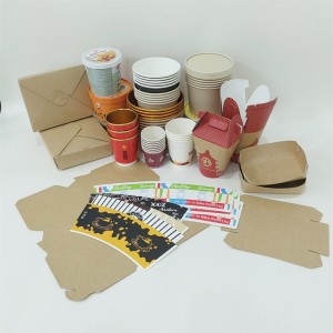 Meal Box – Fabriksanpassad papperslåda för matlunchbox takeaway