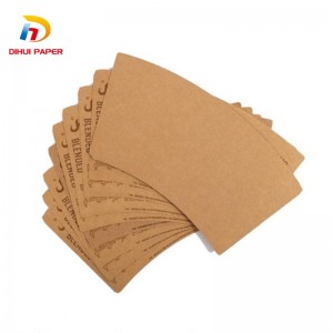 Wholesale ODM Customized Die-Cutting Food Grade Disposable Single/Double PE Coated PLA Coated Paper Cup Raw Material Paper Cup Fans
