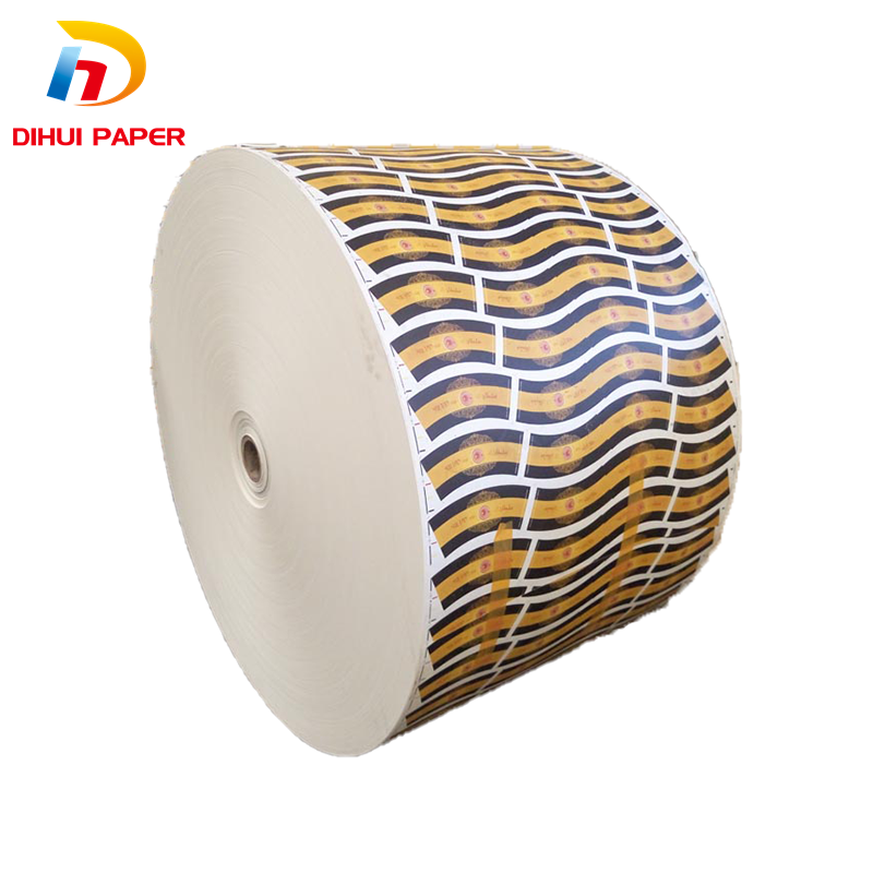 China Wholesale 89 Pe-Coated Silicone Paper Exporters –  Cup paper roll for printing paper cup material with pe coated  – Dihui detail pictures