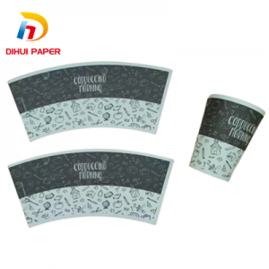 Nagykereskedelmi ár Kína kávés papírpohár ventilátor készítő csésze nyersanyag papírpohár lap