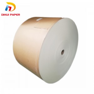 ការរចនាដ៏ពេញនិយមសម្រាប់ប្រទេសចិន PE Coated Paper សម្រាប់ Popcorn Chicken Box Raw Material Jumbo Rolls