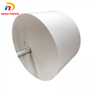 China Wholesale Can Pe Coated Paper Be Recycled Manufacturers Suppliers –  paper cup raw material food grade pe coated jumbo roll  – Dihui