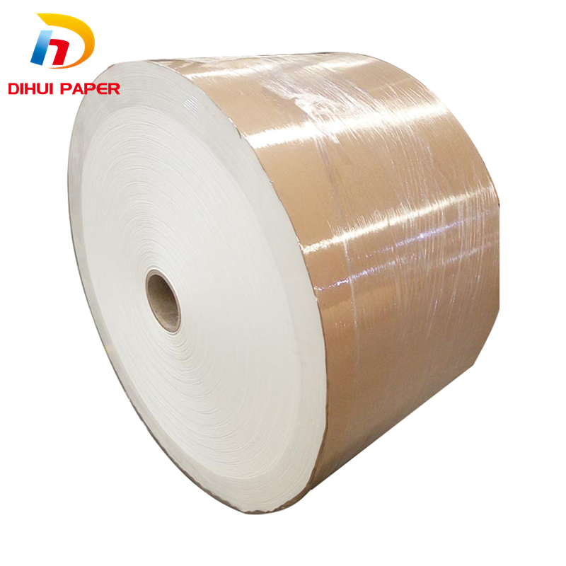 China Wholesale Pe Coated Paper Roll Price Exporters –  paper cup raw material food grade pe coated jumbo roll  – Dihui detail pictures