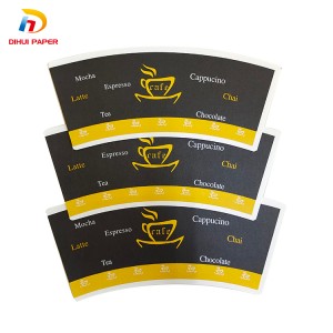 Khu vực cốc giấy quạt giá siêu thấp/Prinitng cốc giấy được khách hàng yêu cầu