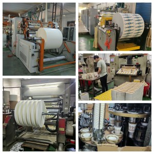 Kina Dobre povratne informacije Pe Coated Paper Exporters Veleprodaja Yibin Paper Cup Fan