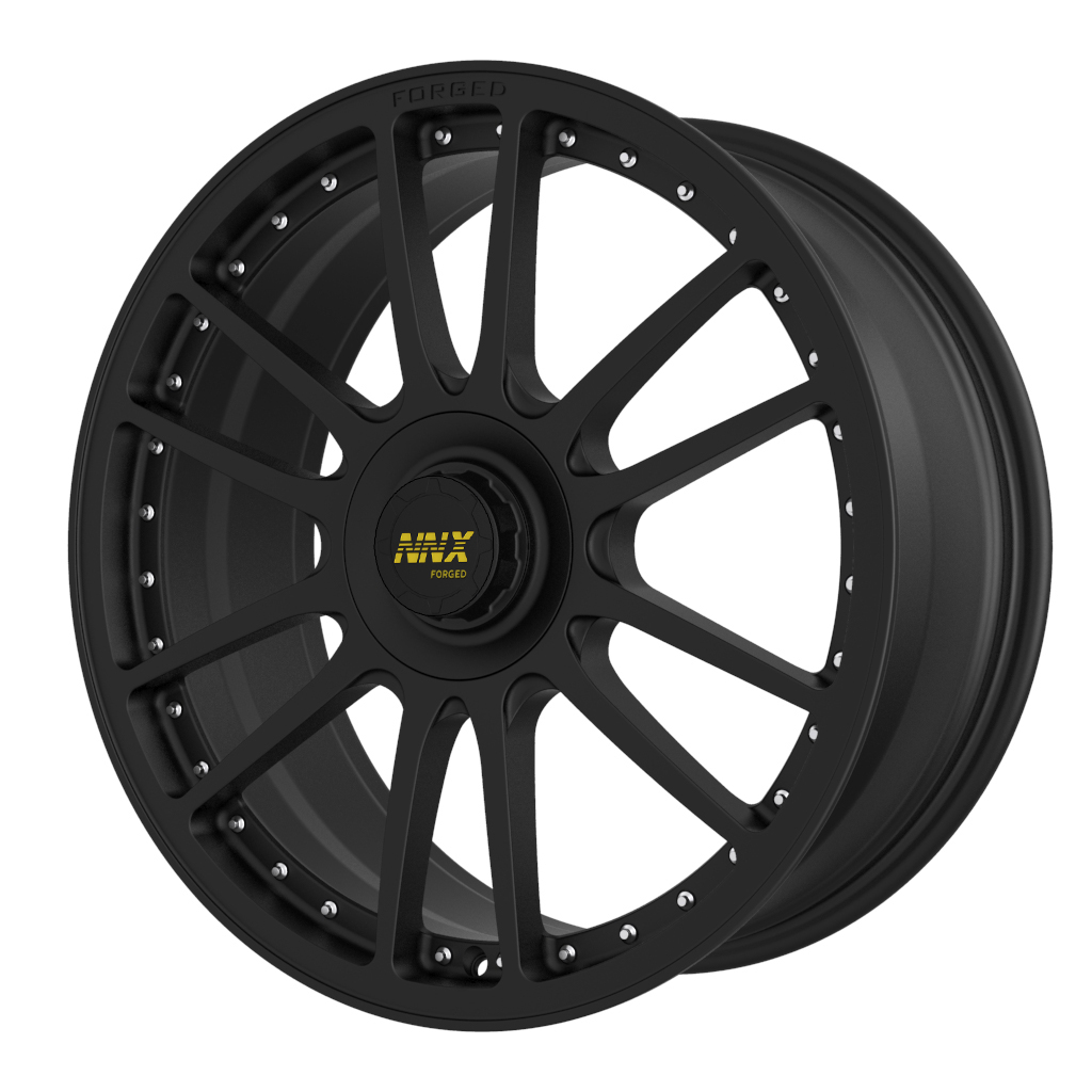 NNX-D433 Hot sale forged wheels 17 18 19 20 21 22 23 24 လက်မ black machine face polished aluminium forged wheels 5×120 ကားဘီး rims