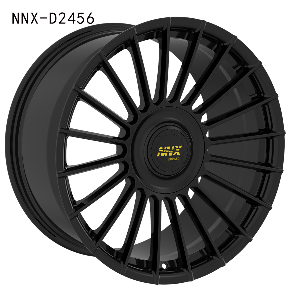 NNX-D2456    Hot Selling 16 17 18 19 20 21 22 Inch Lightweight Durable High Strength Custom Aluminum Alloy Forged Car Wheels
