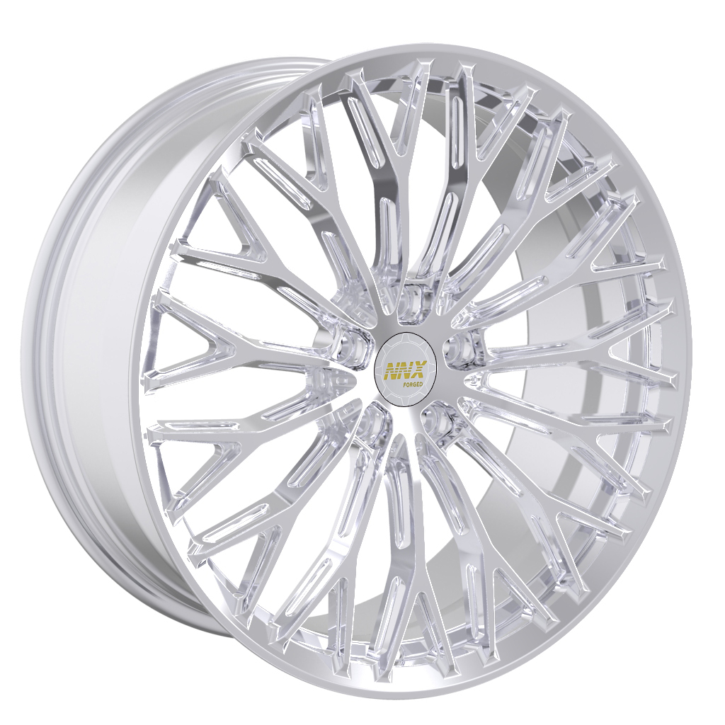 NNX-D2279    China Alloy Wheel Rims Customize17 18 19 20′ 21 22′ 24 inch hyper silver chrome Hardware attached car wheels Forged Truck Wheel
