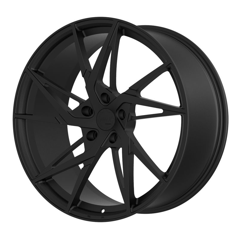 NNX-D161 Llantas forjadas de alta calidad, nuevo diseño, 18-24 pulgadas, 5 × 112/120/114,3/127/130, ruedas escalonadas de bronce negro Duo Color