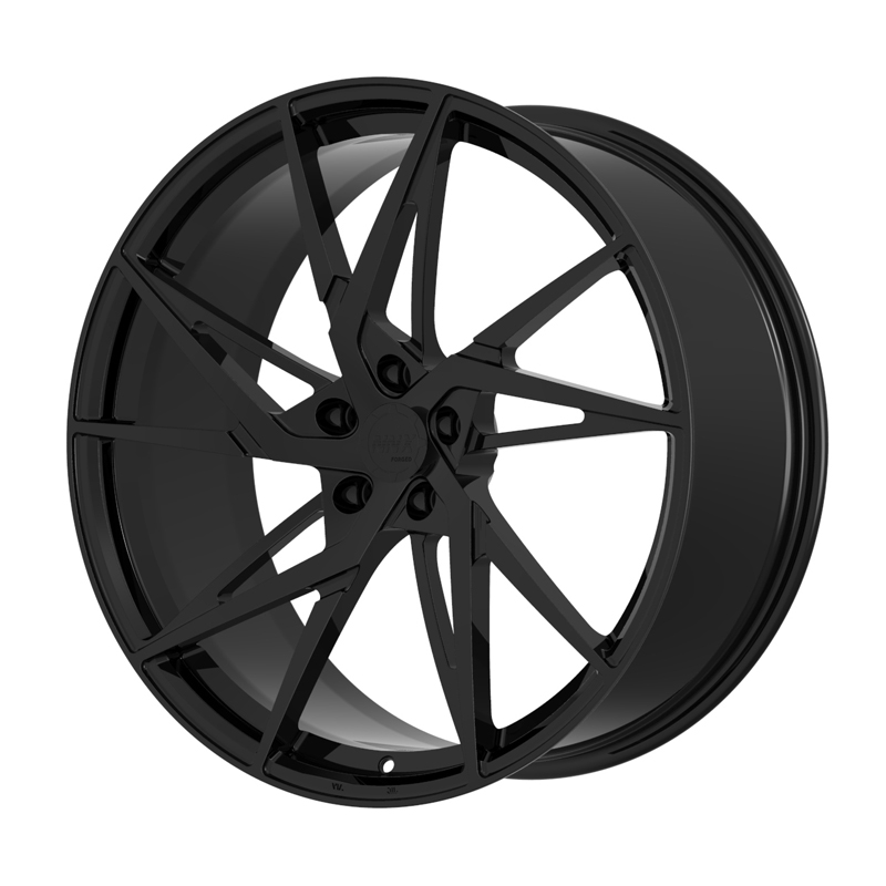 NNX-D204 Mecanizado negro Nuevo estilo Aleación de cara 18 19 20 21 22 23 Llantas de ruedas forjadas de 24 pulgadas 5X114.3 5X112 5X120 Ruedas de turismos