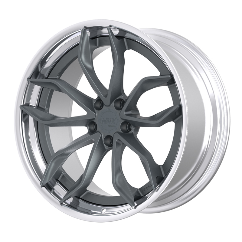 NNX-S15 18 19 20 21 22 23 24 လက်မ Chrome Staggered Spokes Brushed Aluminum Forged Wheels 5×112/120/114.3/130 Aluminum Alloy Car Rim