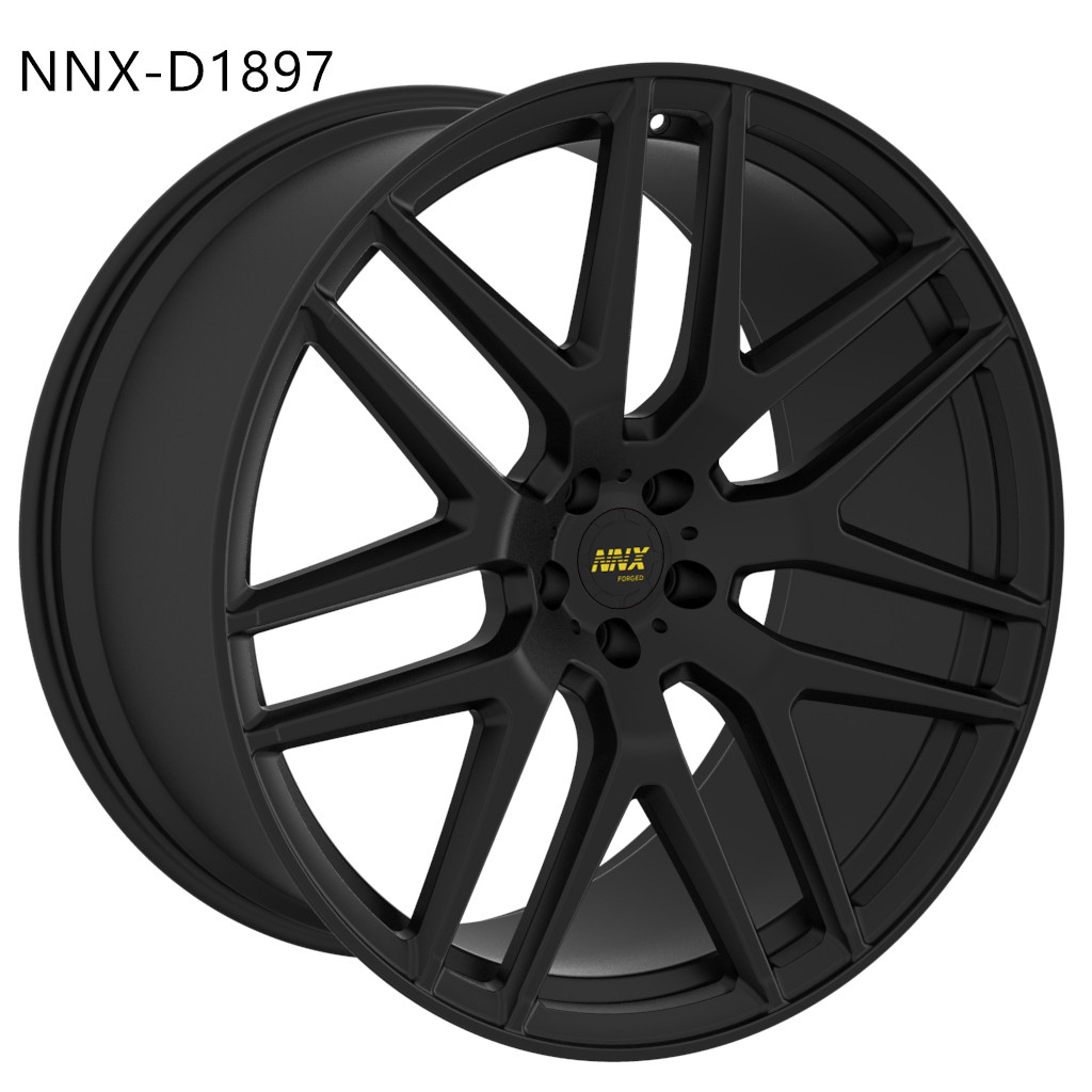 18 inch brushed black alloy wheels 5X112 aluminum alloy forged wheels