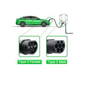 Cable de carga EV de CA tipo 2 a tipo 2 de 32 A