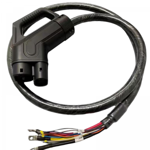 80amp,150amp, 200amp 300amp 1000V DC kabel pengisian cepat Konektor EV CCS combo 2 Tipe 2 plug dengan Kabel