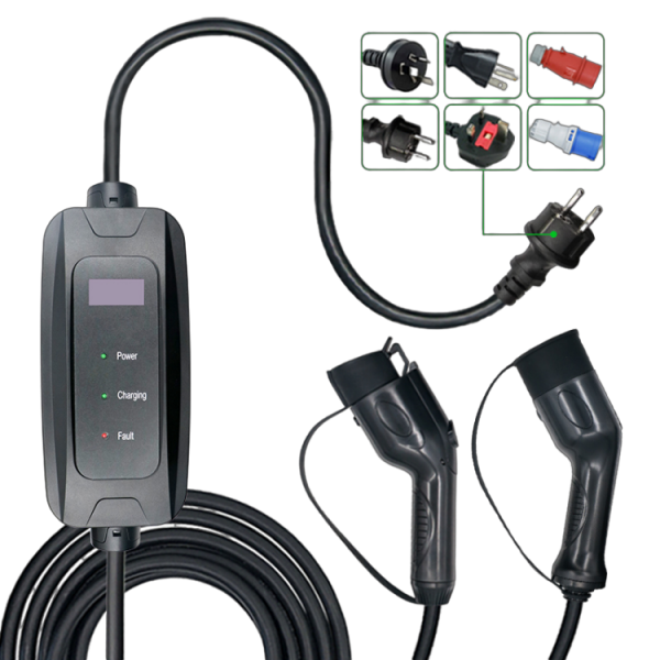 Type 2 Electric Car Charger 16A 32A Level 2 Ev Charge Ac 7Kw 11Kw 22Kw Portable Ev Charger
