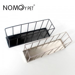 Rectangle stainless steel food water dish NFF-75 Rectangle