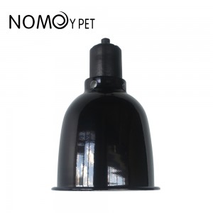 5.5 inch bright black deep dome lamp shade NJ-28-A