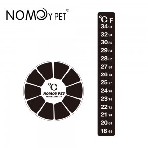 Rectangle thermometer sticker NFF-72