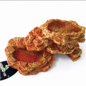 Factory Price Extra Large Tortoise Cave - Red resin food bowls – Nomoy