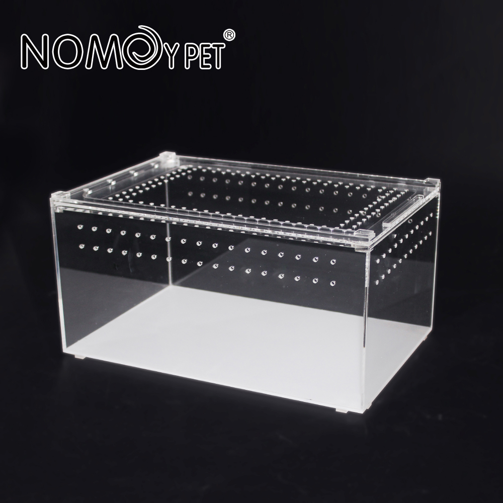 High Quality For Double Deck Turtle Tank - Magnetic acrylic reptile breeding box – Nomoy