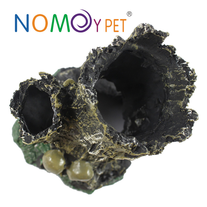 Newly Arrival Bearded Dragon Hide Box - Resin tree root decoration – Nomoy