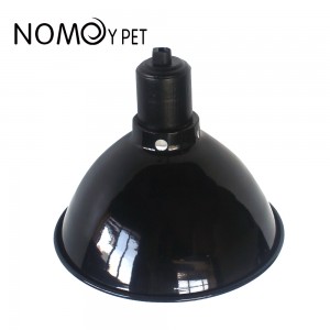 8.5 inch bright black deep dome lamp shade NJ-29-A