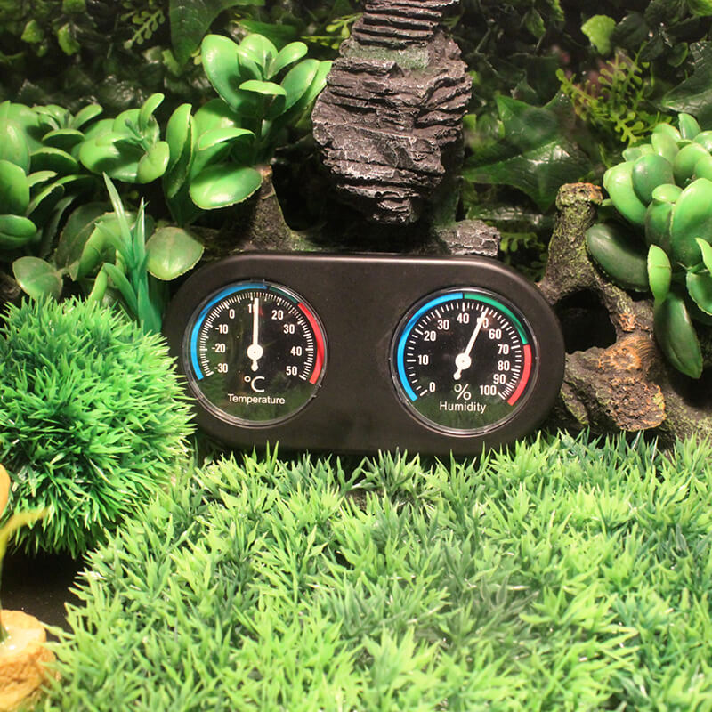 NOMOYPET Good Quality Round Mechanical Thermometer And Hygrometer For  Reptile Terrarium - Buy NOMOYPET Good Quality Round Mechanical Thermometer  And Hygrometer For Reptile Terrarium Product on