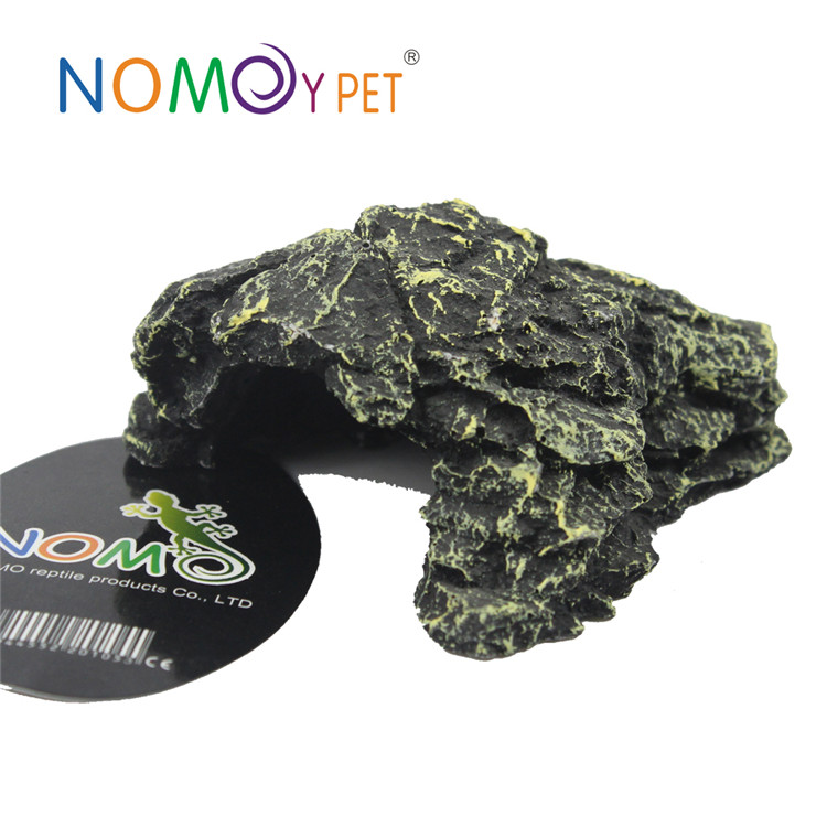 Bottom price Aquarium Plant Trimming Tools - Resin green rock hide – Nomoy