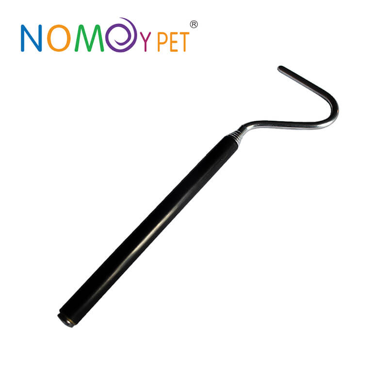 Factory Supply Background Board For Terrarium Landscape - Black Collapsible Stainless Steel Snake Hook NG-01 NG-02 – Nomoy