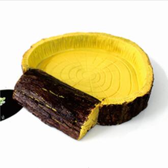 2020 Latest Design Feeding Tongs - Resin round yellow wooden food dish – Nomoy