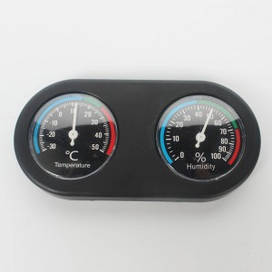 Double Dial Thermometer and Hygrometer NFF-54