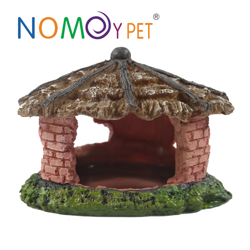Bottom price Gecko Moist Hide - Resin house decoration – Nomoy