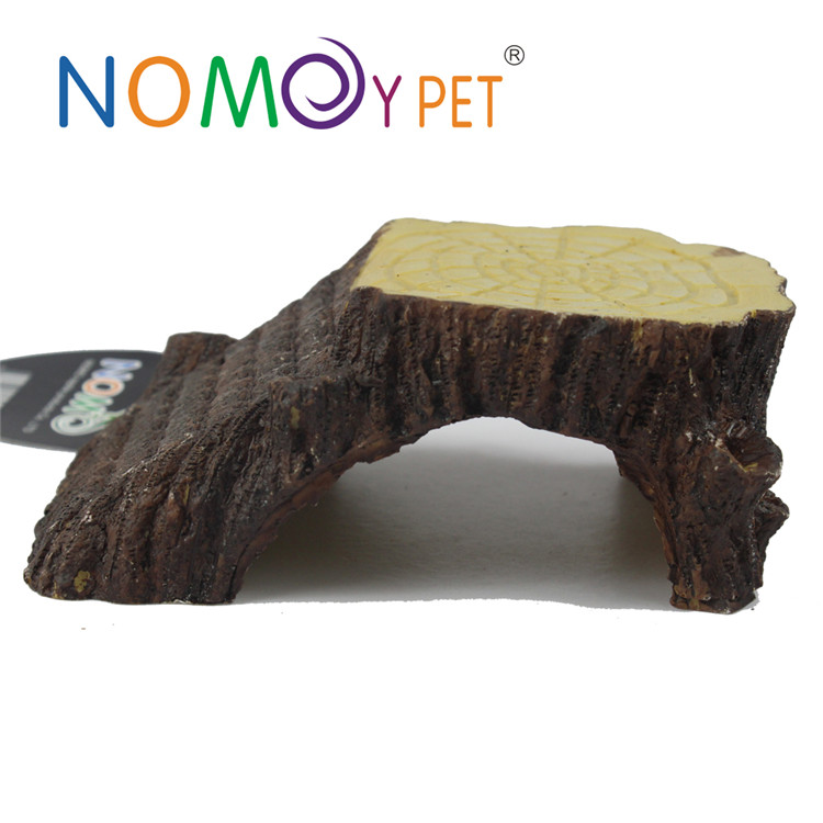 Wholesale Large Ball Python Hide - Resin wooden ramp and hide – Nomoy