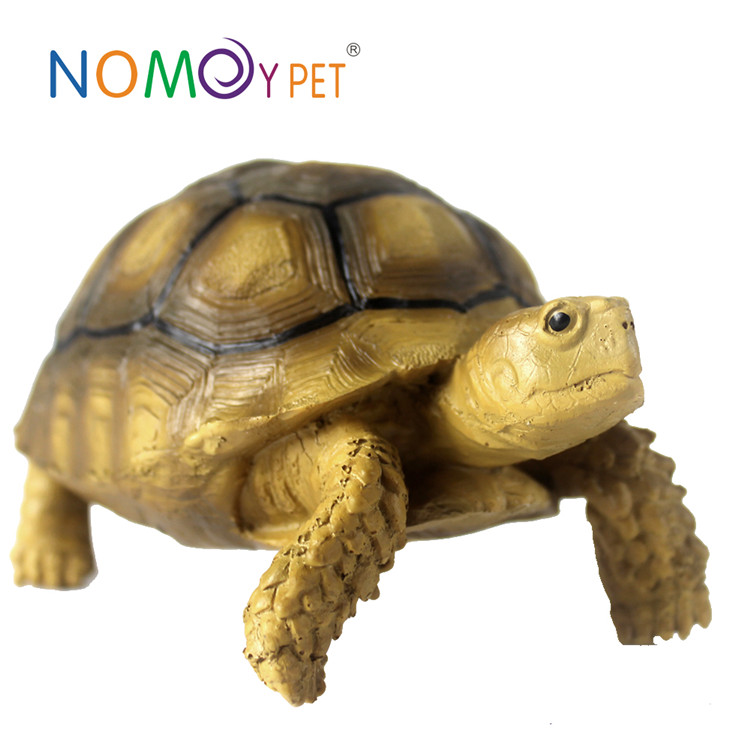 Factory made hot-sale Turtle Basking Platform For Ponds - Resin turtle model Sulcata M – Nomoy