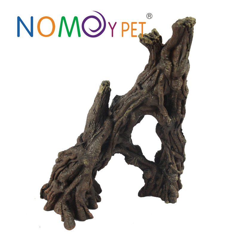 OEM Factory for Snake Terrarium Background - Resin aquarium tree hole decoration – Nomoy