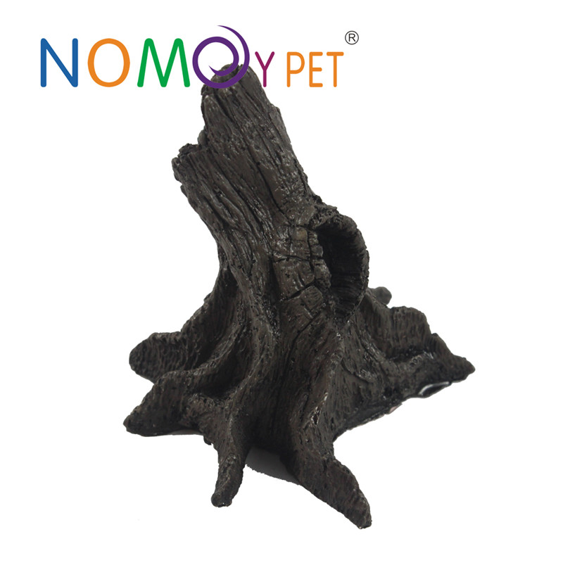 100% Original Factory Lizard Hide - Resin black tree hole decoration – Nomoy
