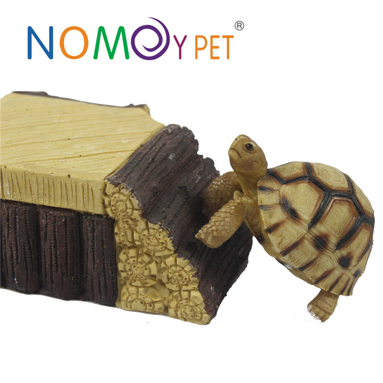 China wholesale Best Turtle Basking Platform - Resin corner wooden ramps and hide – Nomoy