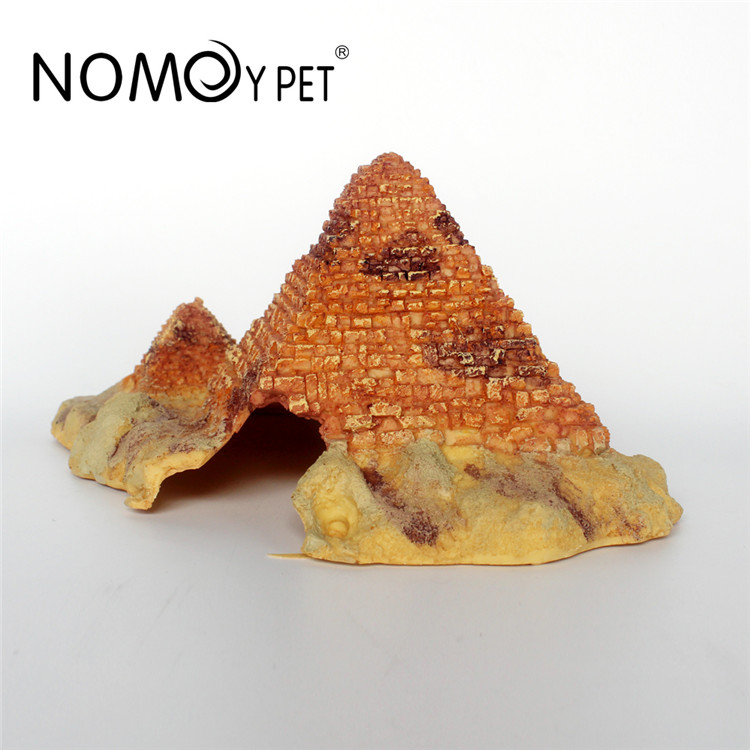 Manufactur standard Gecko Water Dish - Resin pyramid decoration – Nomoy