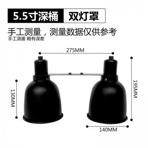 2019 Good Quality China Reptile Terrarium Heat Lamps Aluminum Lampshade Clamp Lamp with 5.5′′ Reflector