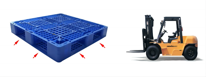 How to choose a double-sided single-sided plastic pallet?