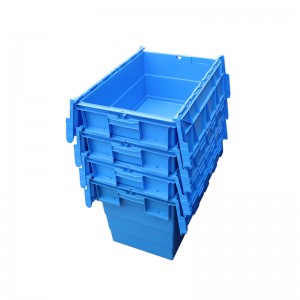 stackable Tote Boxes With Lids For Logistics And Storage