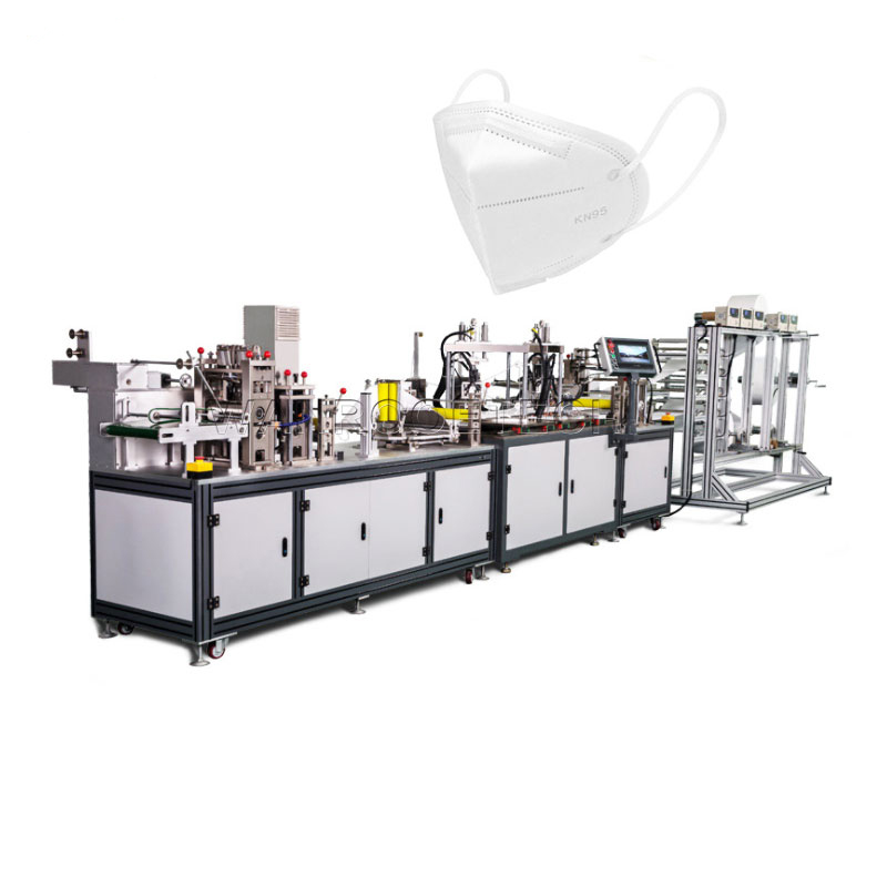 European quality full automatic medical n95 folding masks production machine