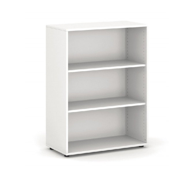 3-layer book case unit with color doors