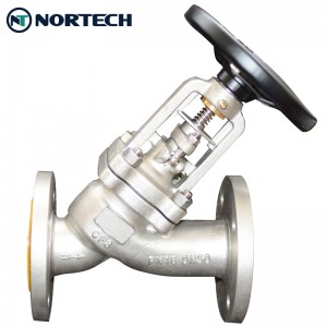 High Quality Industrial Angle type globe valve China factory supplier